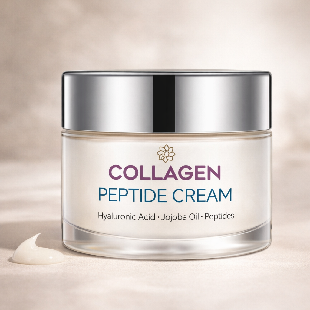 Crème visage au Collagène & Peptides – Fermeté & Hydratation